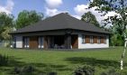 Projekt domu Planujdom 102 - parterowy dom o powierzchni 183,03 m², dach kopertowy - ujęcie 3