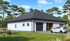 Projekt domu Planujdom 102 - parterowy dom o powierzchni 183,03 m², dach kopertowy - ujęcie 4