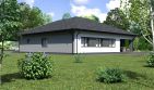 Projekt domu Planujdom 105 - parterowy dom o powierzchni 134,27 m², dach kopertowy - ujęcie 3