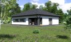 Projekt domu Planujdom 105 - parterowy dom o powierzchni 134,27 m², dach kopertowy - ujęcie 4