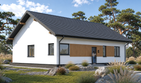 Projekt domu Planujdom 106 - parterowy dom o powierzchni 110,85 m², dach dwuspadowy - ujęcie 3