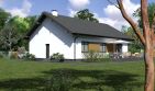 Projekt domu Planujdom 106 - parterowy dom o powierzchni 110,85 m², dach dwuspadowy - ujęcie 3