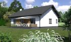 Projekt domu Planujdom 106 - parterowy dom o powierzchni 110,85 m², dach dwuspadowy - ujęcie 4