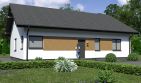 Projekt domu Planujdom 106 - parterowy dom o powierzchni 110,85 m², dach dwuspadowy - ujęcie 5