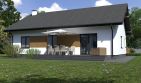 Projekt domu Planujdom 106 - parterowy dom o powierzchni 110,85 m², dach dwuspadowy - ujęcie 6