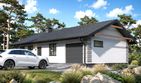Projekt domu Planujdom 108 - parterowy dom o powierzchni 73,26 m², dach dwuspadowy - ujęcie 4