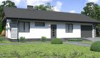 Projekt domu Planujdom 108 - parterowy dom o powierzchni 73,26 m², dach dwuspadowy - ujęcie 5