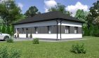 Projekt domu Planujdom 110 - parterowy dom o powierzchni 94,90 m², dach kopertowy - ujęcie 3