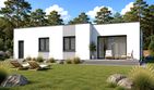 Projekt domu Planujdom 112 - parterowy dom o powierzchni 121,44 m², dach płaski - ujęcie 4