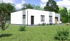 Projekt domu Planujdom 112 - parterowy dom o powierzchni 121,44 m², dach płaski - ujęcie 5