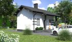 Projekt domu letniskowego Planujdom 119 - parterowy dom o powierzchni 28,01 m², dach dwuspadowy - ujęcie 2