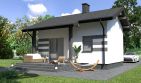 Projekt domu letniskowego Planujdom 119 - parterowy dom o powierzchni 28,01 m², dach dwuspadowy - ujęcie 3