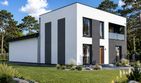 Projekt domu Planujdom 122 - z pełnym piętrem dom o powierzchni 146,74 m², dach płaski - ujęcie 4