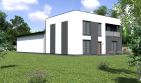 Projekt domu Planujdom 122 - z pełnym piętrem dom o powierzchni 146,74 m², dach płaski - ujęcie 4