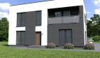 Projekt domu Planujdom 122 - z pełnym piętrem dom o powierzchni 146,74 m², dach płaski - ujęcie 5