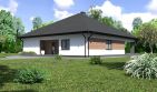 Projekt domu Planujdom 123 - parterowy dom o powierzchni 175,65 m², dach kopertowy - ujęcie 2