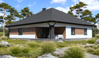 Projekt domu Planujdom 123 - parterowy dom o powierzchni 175,65 m², dach kopertowy - ujęcie 4