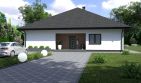 Projekt domu Planujdom 123 - parterowy dom o powierzchni 175,65 m², dach kopertowy - ujęcie 5