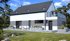 Projekt domu Planujdom 124 - parterowy z poddaszem dom o powierzchni 173,12 m², dach dwuspadowy - ujęcie 2