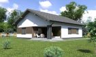 Projekt domu Planujdom 125 - parterowy dom o powierzchni 101,56 m², dach dwuspadowy - ujęcie 4