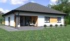 Projekt domu Planujdom 128 - parterowy dom o powierzchni 125,02 m², dach kopertowy - ujęcie 2