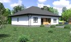 Projekt domu Planujdom 128 - parterowy dom o powierzchni 125,02 m², dach kopertowy - ujęcie 3