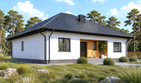 Projekt domu Planujdom 128 - parterowy dom o powierzchni 125,02 m², dach kopertowy - ujęcie 4