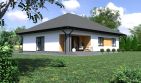 Projekt domu Planujdom 128 - parterowy dom o powierzchni 125,02 m², dach kopertowy - ujęcie 5