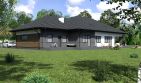Projekt domu Planujdom 130 - parterowy dom o powierzchni 174,98 m², dach wielospadowy - ujęcie 3