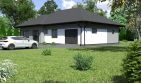 Projekt domu Planujdom 133 - parterowy dom o powierzchni 106,93 m², dach kopertowy - ujęcie 2