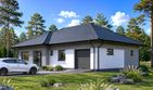Projekt domu Planujdom 133 - parterowy dom o powierzchni 106,93 m², dach kopertowy - ujęcie 2
