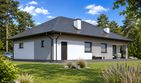 Projekt domu Planujdom 133 - parterowy dom o powierzchni 106,93 m², dach kopertowy - ujęcie 3
