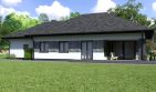 Projekt domu Planujdom 134 - parterowy dom o powierzchni 125,69 m², dach kopertowy - ujęcie 2