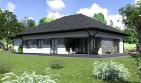 Projekt domu Planujdom 134 - parterowy dom o powierzchni 125,69 m², dach kopertowy - ujęcie 6