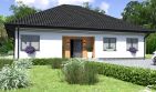 Projekt domu Planujdom 135 - parterowy dom o powierzchni 132,21 m², dach kopertowy - ujęcie 4