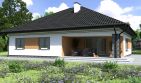 Projekt domu Planujdom 135 - parterowy dom o powierzchni 132,21 m², dach kopertowy - ujęcie 5