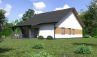 Projekt domu Planujdom 137 - parterowy dom o powierzchni 133,57 m², dach dwuspadowy - ujęcie 4
