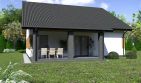 Projekt domu Planujdom 137 - parterowy dom o powierzchni 133,57 m², dach dwuspadowy - ujęcie 6