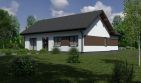 Projekt domu Planujdom 140 - parterowy dom o powierzchni 131,12 m², dach wielospadowy - ujęcie 2