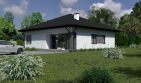 Projekt domu Planujdom 141 - parterowy dom o powierzchni 104,66 m², dach namiotowy - ujęcie 2