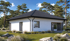 Projekt domu Planujdom 141 - parterowy dom o powierzchni 104,66 m², dach namiotowy - ujęcie 3