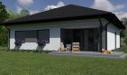 Projekt domu Planujdom 141 - parterowy dom o powierzchni 104,66 m², dach namiotowy - ujęcie 6