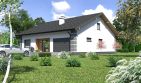 Projekt domu Planujdom 143 - parterowy dom o powierzchni 120,96 m², dach dwuspadowy - ujęcie 2