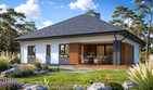 Projekt domu Planujdom 145 - parterowy dom o powierzchni 114,10 m², dach kopertowy - ujęcie 4