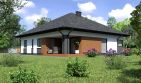 Projekt domu Planujdom 145 - parterowy dom o powierzchni 114,10 m², dach kopertowy - ujęcie 4