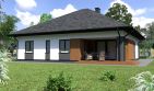 Projekt domu Planujdom 145 - parterowy dom o powierzchni 114,10 m², dach kopertowy - ujęcie 6