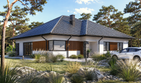 Projekt domu Planujdom 146 - parterowy dom o powierzchni 174,89 m², dach kopertowy - ujęcie 2