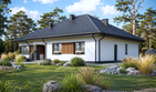 Projekt domu Planujdom 146 - parterowy dom o powierzchni 174,89 m², dach kopertowy - ujęcie 4