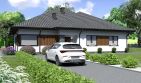 Projekt domu Planujdom 146 - parterowy dom o powierzchni 174,89 m², dach kopertowy - ujęcie 5
