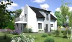 Projekt domu Planujdom 149 - parterowy z poddaszem dom o powierzchni 103,27 m², dach dwuspadowy, koszt budowy 285 000 zł - ujęcie frontu